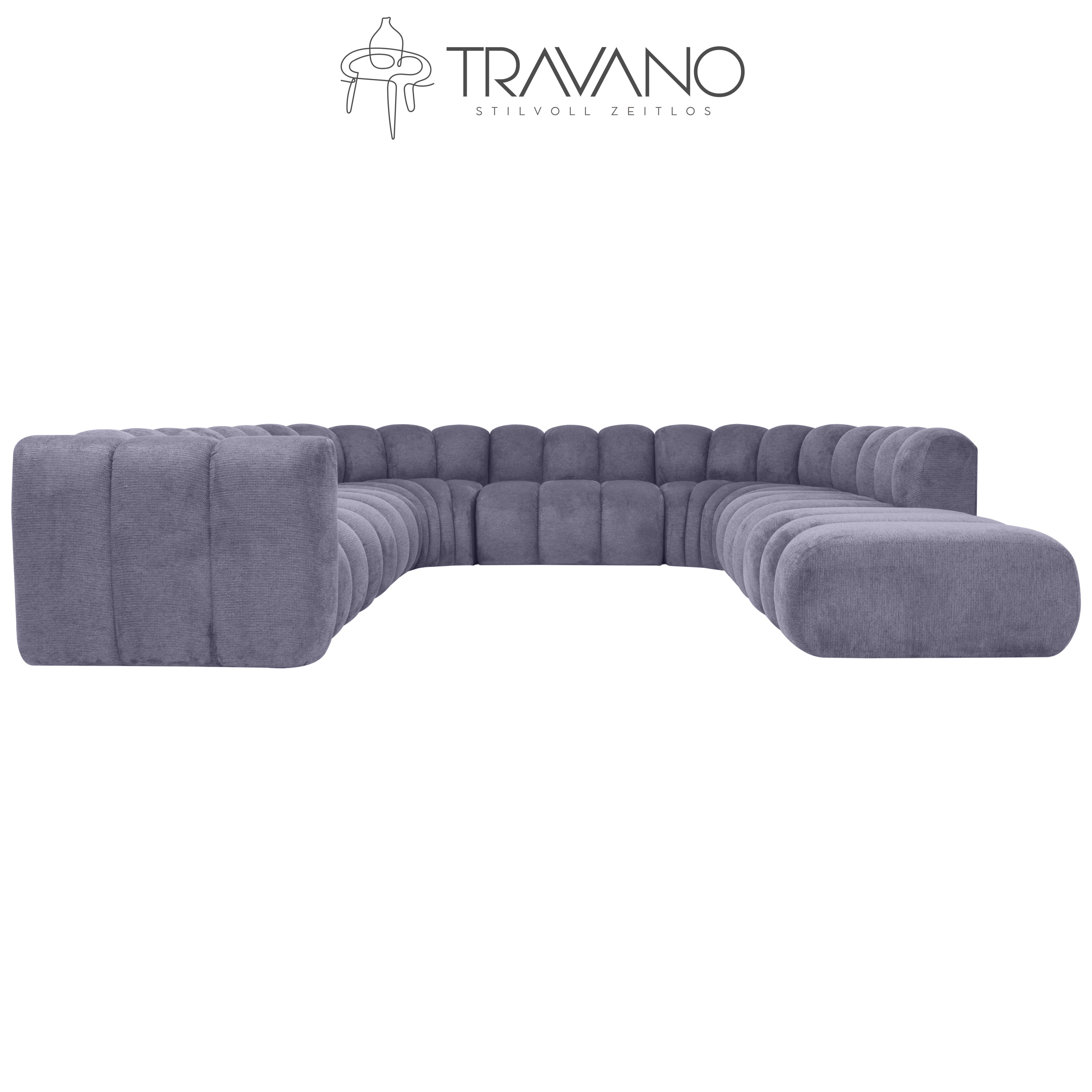 Modulares Sofa GRAND SL+S+RS+S+RS+S+P