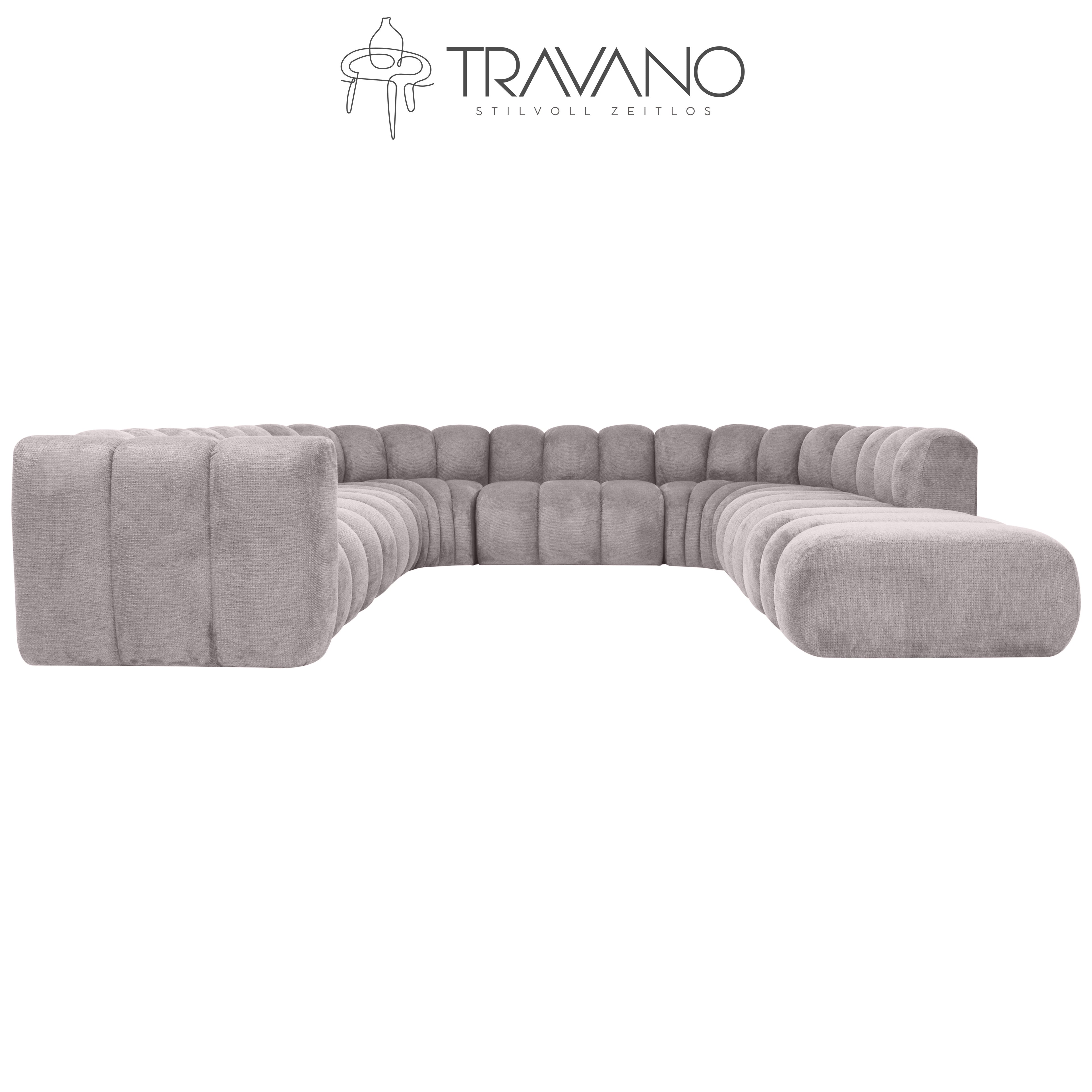 Modulares Sofa GRAND SL+S+RS+S+RS+S+P