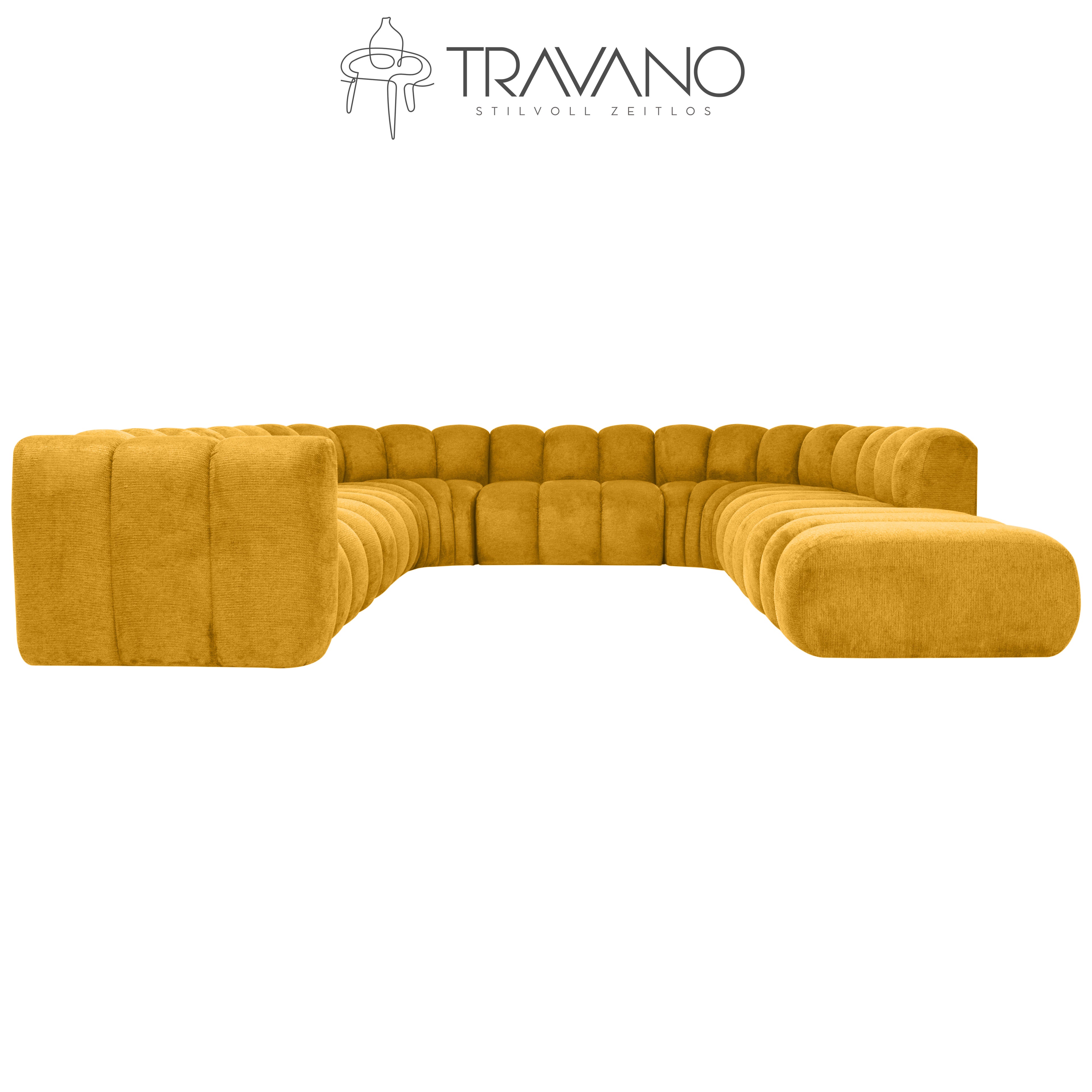Modulares Sofa GRAND SL+S+RS+S+RS+S+P