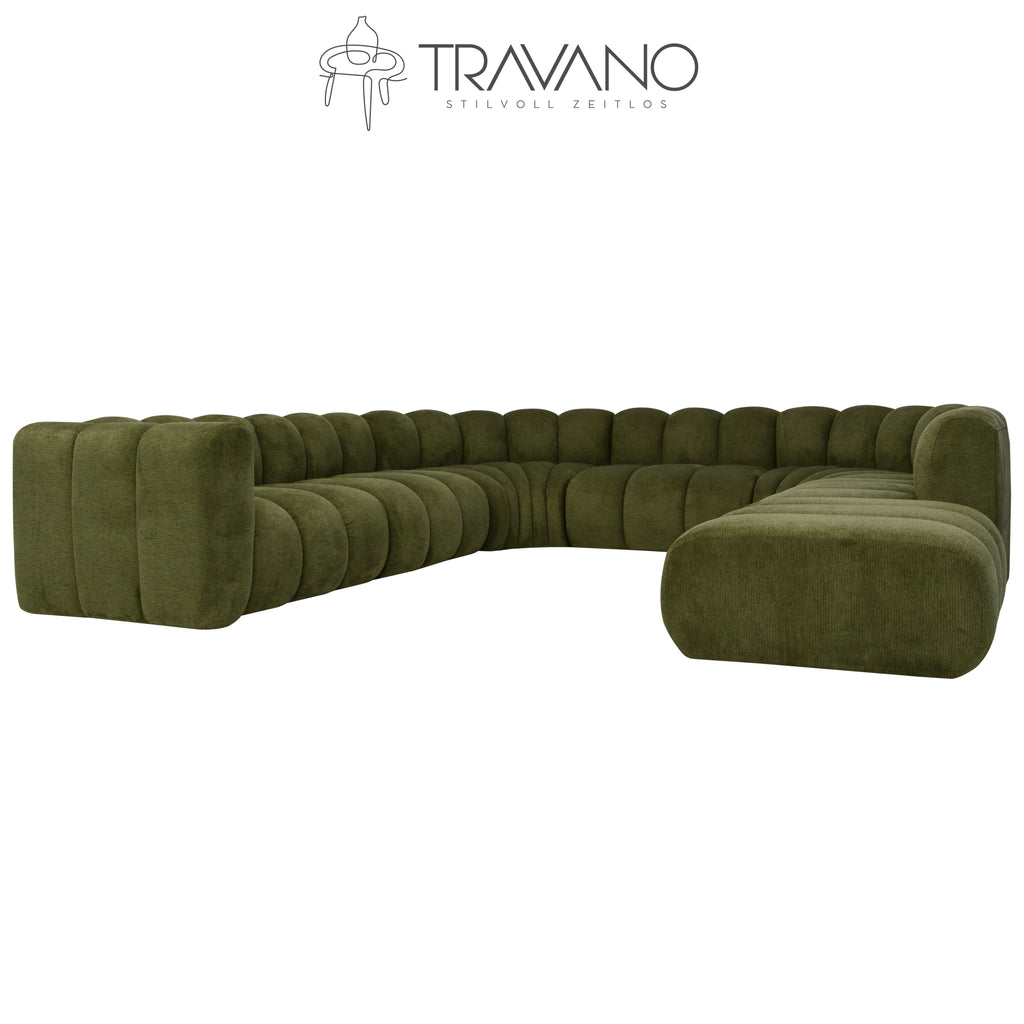 Modulares Sofa GRAND SL+S+RS+S+RS+S+P