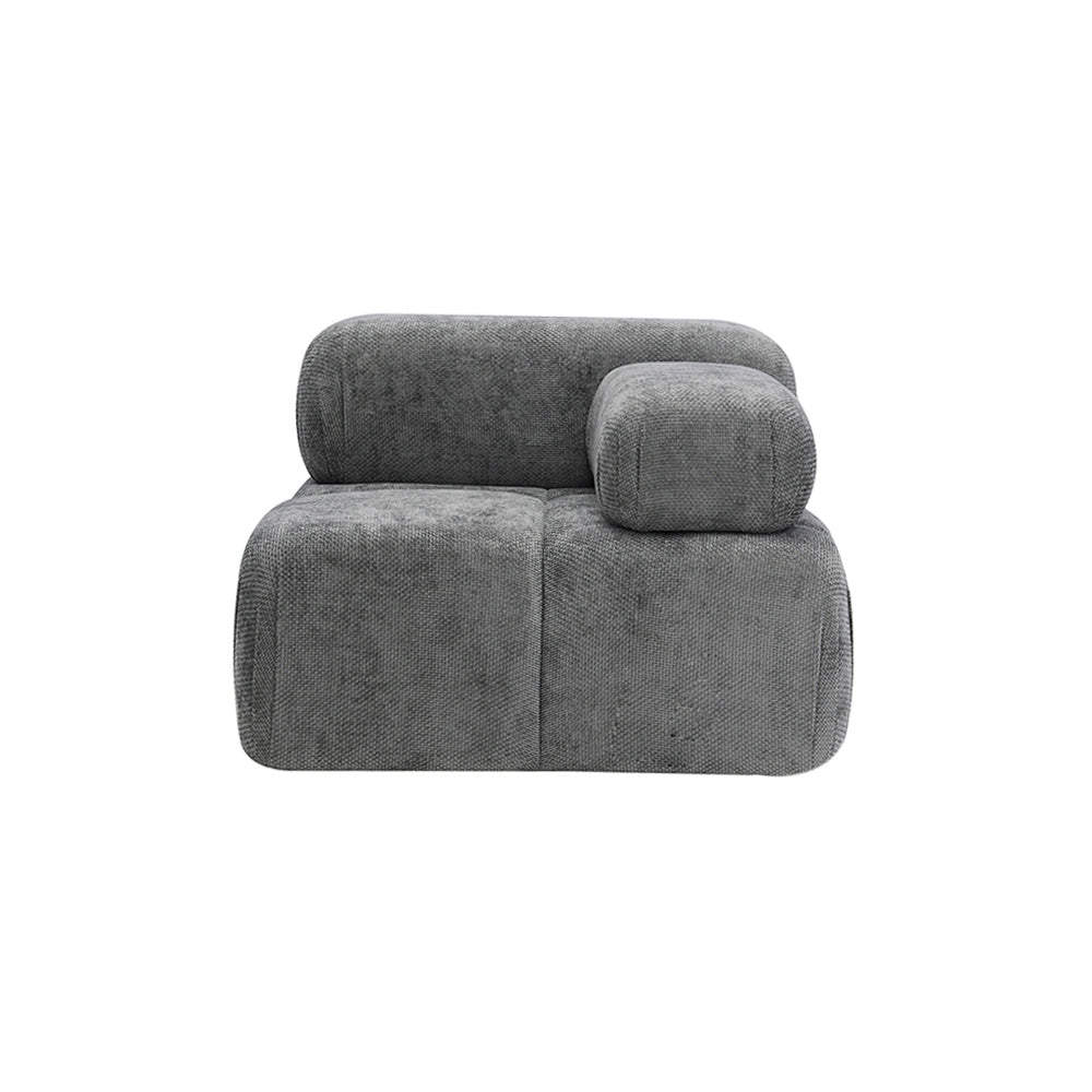 Rechtes gerades Element für das modulare Sofa Sonia