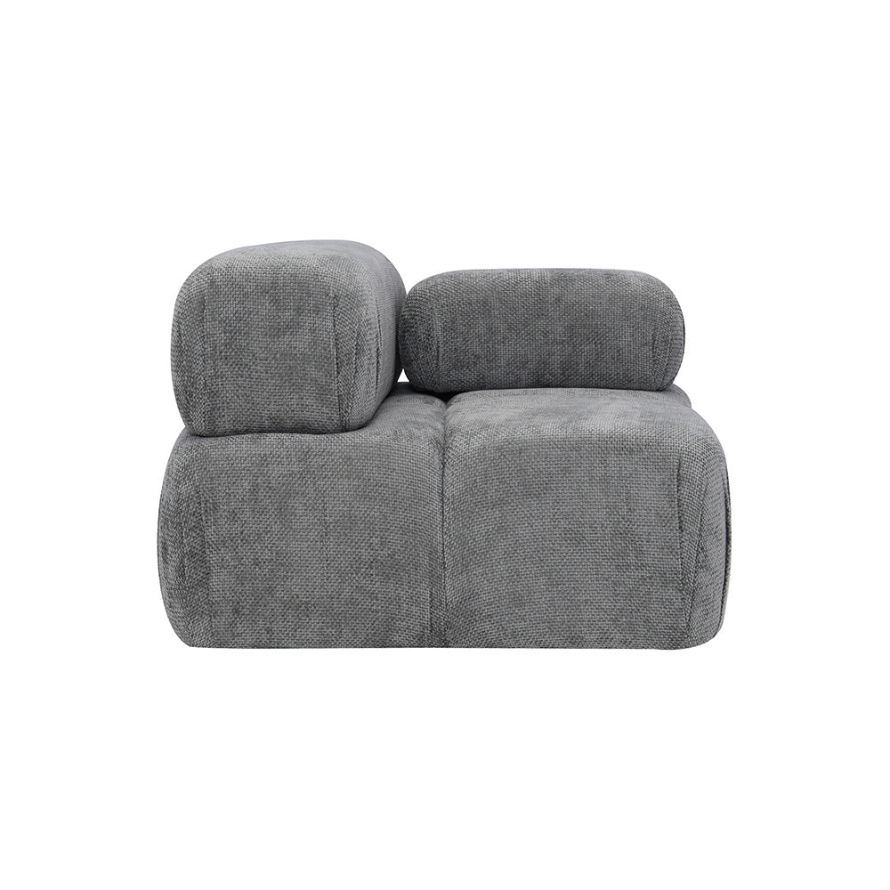 Rechtes gerades Element für das modulare Sofa Sonia